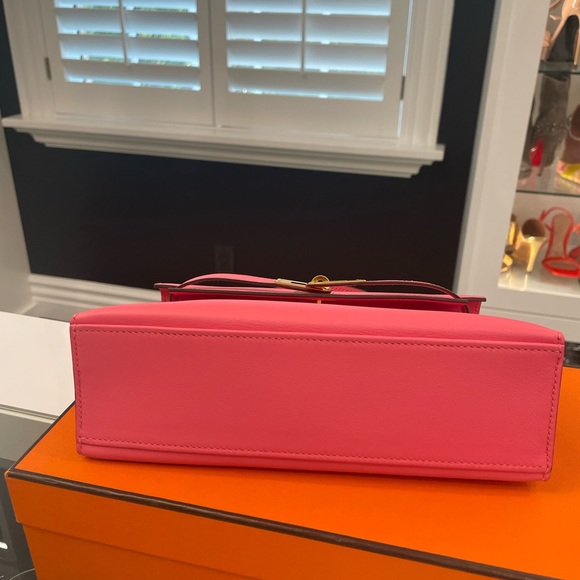 Hermes Kelly pochette rose - Picture 4 of 6